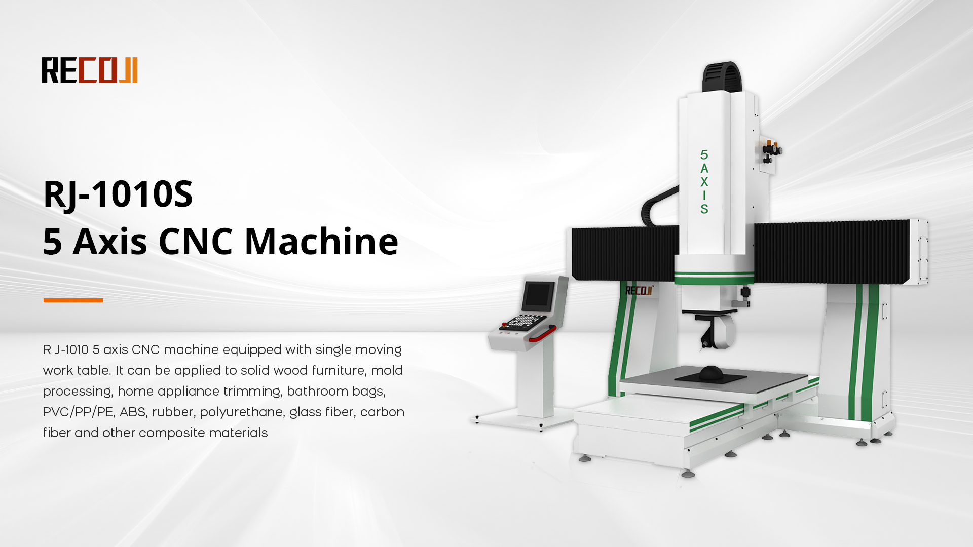 RJ1010S 5 AXIS CNC ROUTER-RECOJI CNC